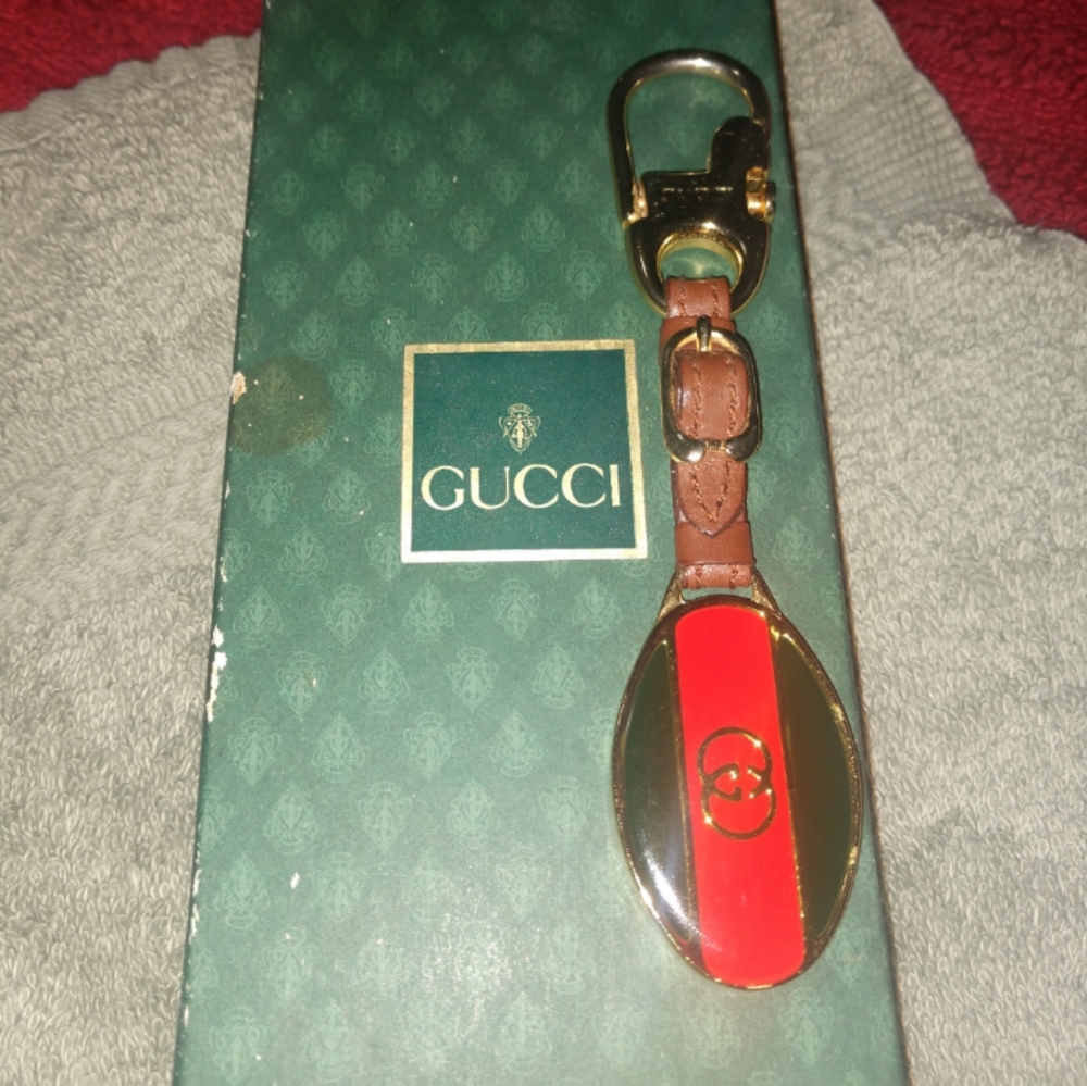 Gucci Shelly line keychain